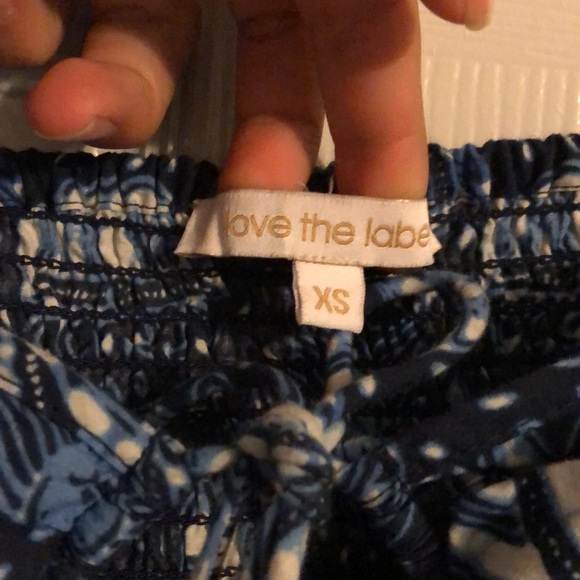 Love the Label Anthropologie Puff Sleeve Cassie Mini Dress in Butterfly Blue - Picture 9 of 16